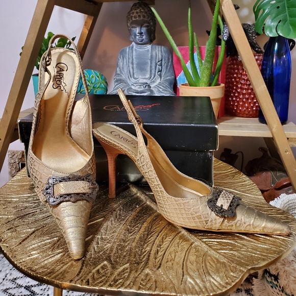 Carlos Santana "Prospect" pointed-toe slingback pu - Picture 4 of 6